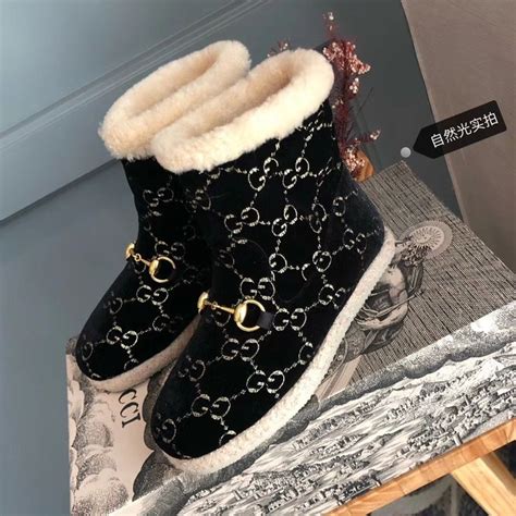 gucci snow boots women's